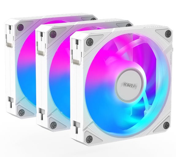 Gigabyte AORUS EZ CHAIN FAN 120 ICE, ARGB, white, 3-Pack