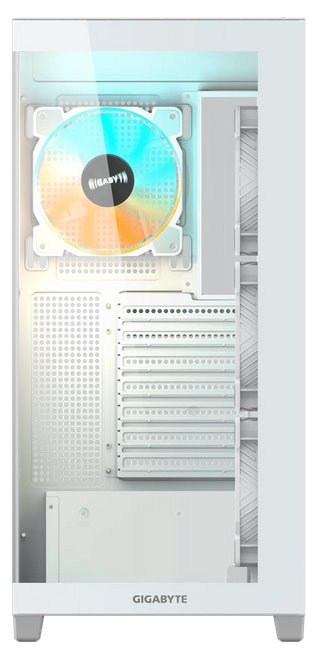 GIGABYTE case C500 PANORAMIC STEALTH ICE, ATX, Mid Tower, white