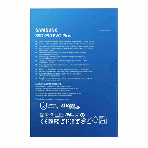Samsung SSD 990 EVO Plus, 2TB Samsung SSD 990 EVO Plus, 2TB