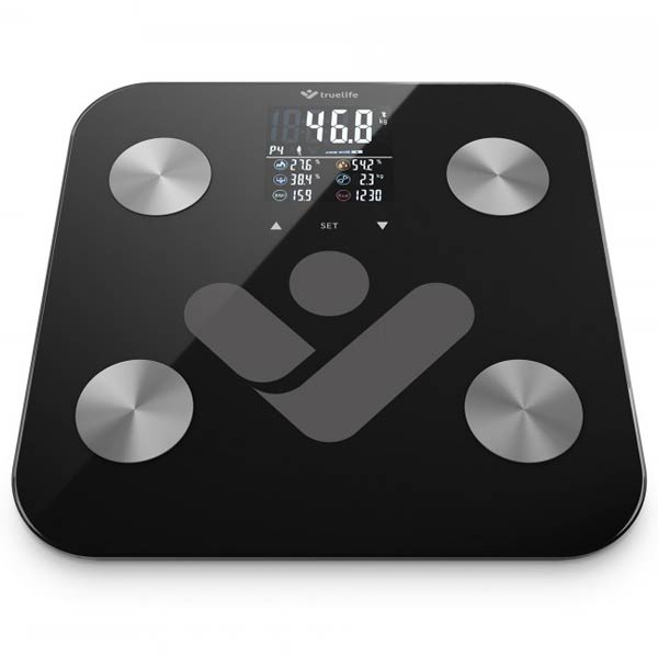 TrueLife FitScale W6 BT, osobná smart diagnostická váha, čierna TrueLife FitScale W6 BT, osobná smart diagnostická váha, čierna