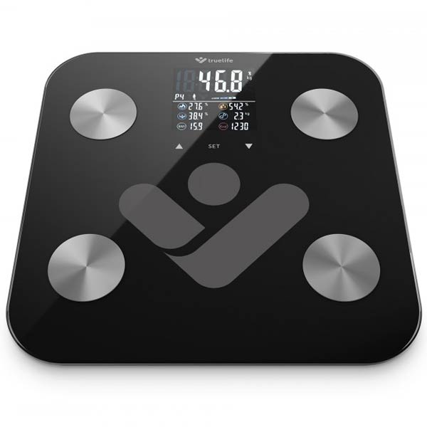 TrueLife FitShape S6 BT, osobná smart diagnostická váha, čierna TrueLife FitShape S6 BT, osobná smart diagnostická váha, čierna