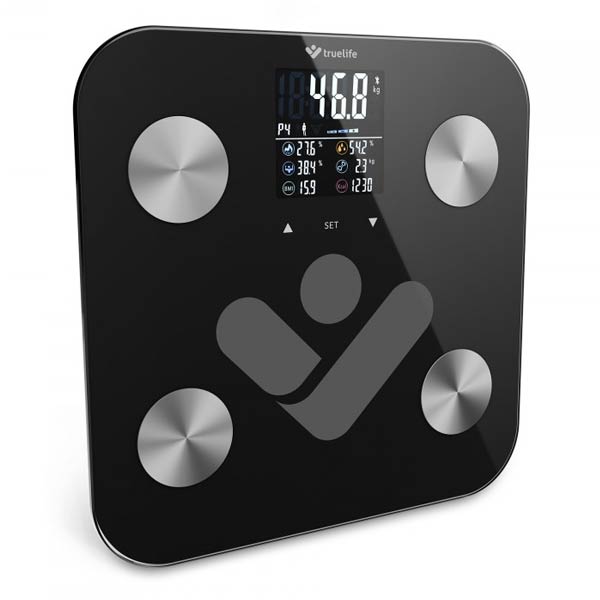 TrueLife FitShape S6 BT, osobná smart diagnostická váha, čierna TrueLife FitShape S6 BT, osobná smart diagnostická váha, čierna