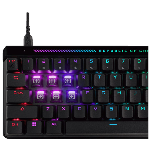 ASUS ROG Falchion HFX US, čierna ASUS ROG Falchion HFX US, čierna
