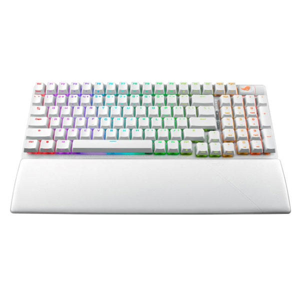 ASUS ROG Strix Scope 2 96 Wireless RGB Gaming Keyboard, ROG RX RED / PBT, US, white ASUS ROG Strix Scope 2 96 Wireless RGB Gaming Keyboard, ROG RX RED / PBT, US, white