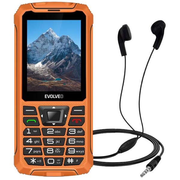 Evolveo StrongPhone Z6, vodotesný odolný Dual SIM telefón, oranžový Evolveo StrongPhone Z6, vodotesný odolný Dual SIM telefón, oranžový