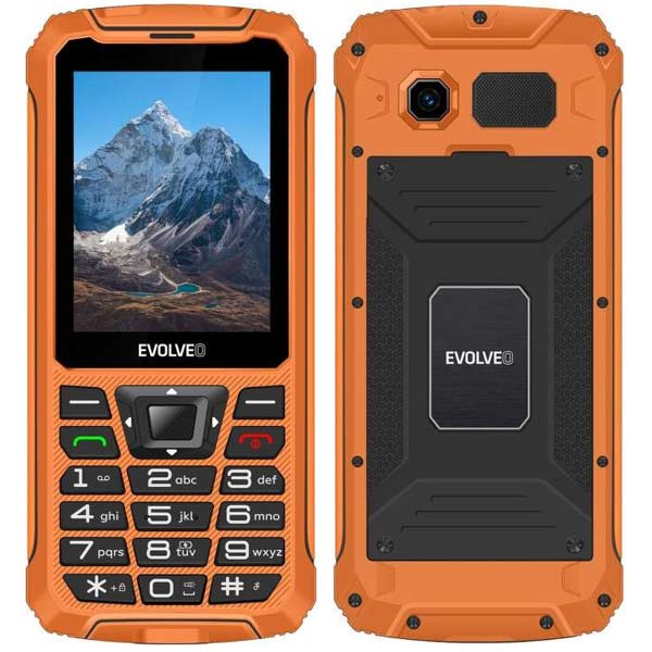 Evolveo StrongPhone Z6, vodotesný odolný Dual SIM telefón, oranžový Evolveo StrongPhone Z6, vodotesný odolný Dual SIM telefón, oranžový