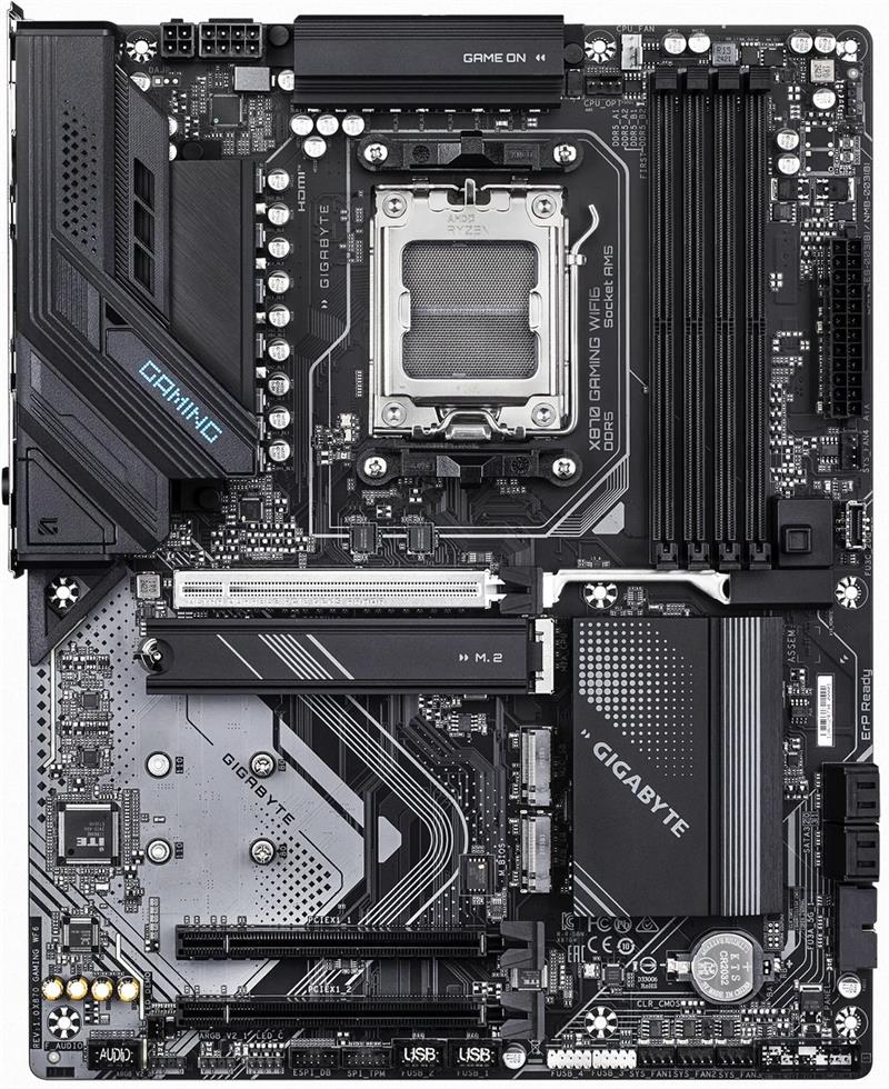 Gigabyte X870 GAMING WIFI6, AMD X870, AM5, 4xDDR5, ATX