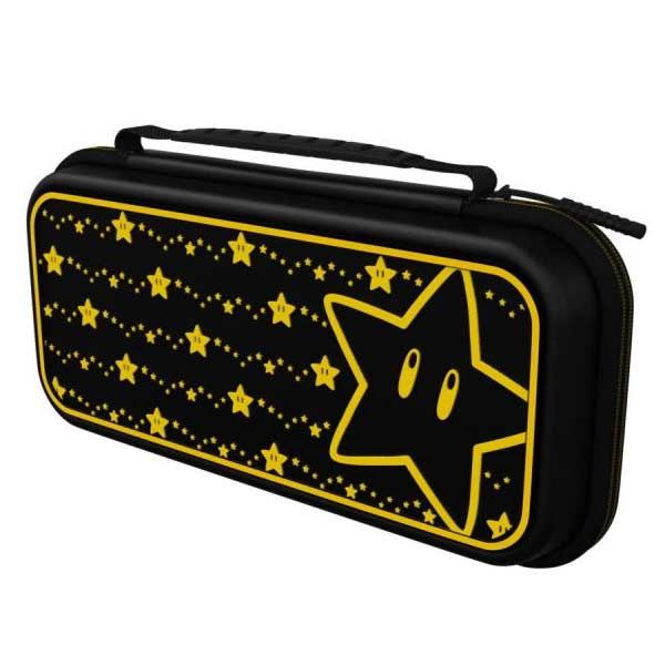 PDP Super Star Plus Glow cestovný obal pre Nintendo Switch, čierny