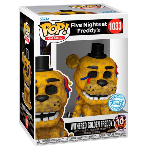 POP! Games: Withered Golden Freddy (Five Nights at Freddy's) Special Edition