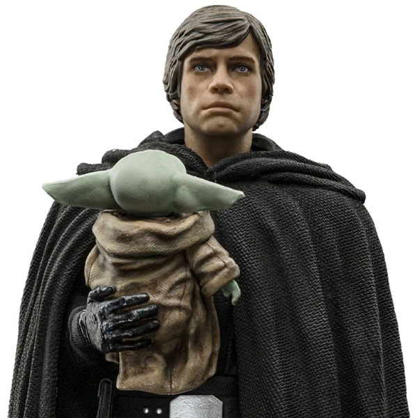 Statue Luke Skywalker and Grogu The Mandalorian Art Scale 1/10 (Star Wars)