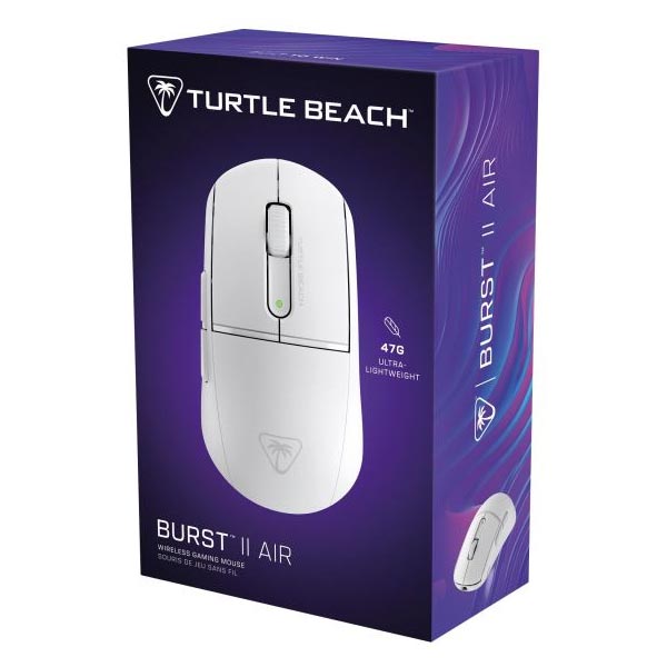 Turtle Beach Burst II Air bezdrôtová herná myš, 26.000 DPI, 2,4 GHz, biela Turtle Beach Burst II Air bezdrôtová herná myš, 26.000 DPI, 2,4 GHz, biela