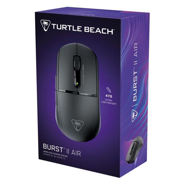 Turtle Beach Burst II Air bezdrôtová herná myš, 26.000 DPI, 2,4 GHz, čierna Turtle Beach Burst II Air bezdrôtová herná myš, 26.000 DPI, 2,4 GHz, čierna