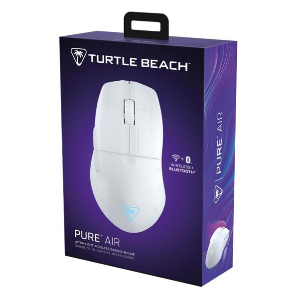 Turtle Beach Pure Air bezdrôtová herná myš, 26.000 DPI, 2,4 GHz, biela Turtle Beach Pure Air bezdrôtová herná myš, 26.000 DPI, 2,4 GHz, biela