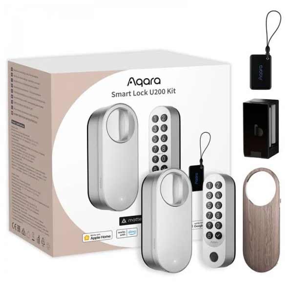 Aqara Smart Home zámok dverí U200, strieborný Aqara Smart Home zámok dverí U200, strieborný