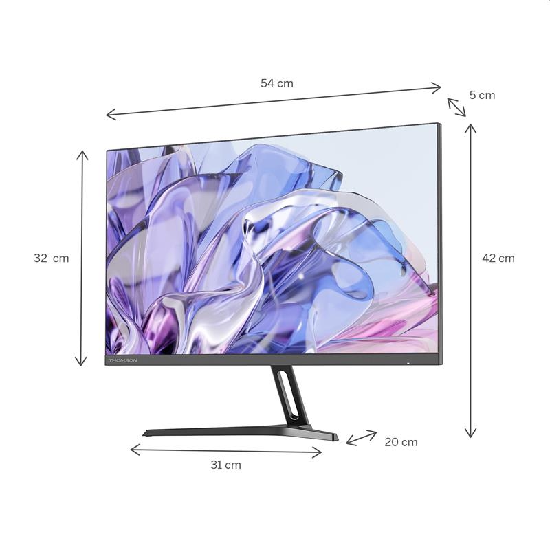 Thomson M24FB2Y14 - 23,8" FHD, VA, 100Hz, 5ms, 250cd, 4000:1, HDMI, VGA, 3Yr