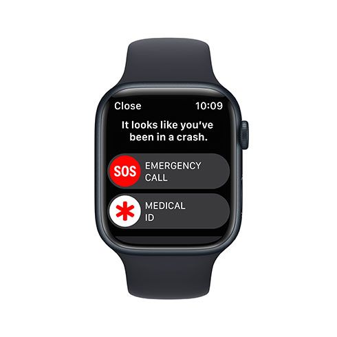 Apple Watch Series 8 GPS 45mm puzdro z temne atramentového hliníka *Trieda C*
