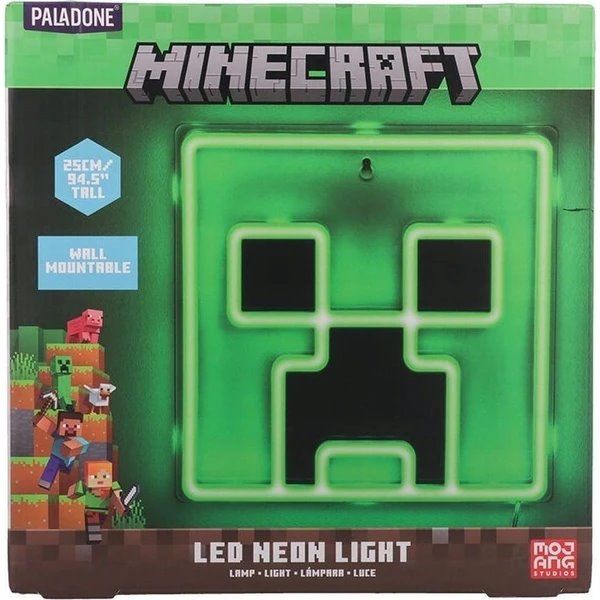 Lampa Neon Creeper (Minecraft)