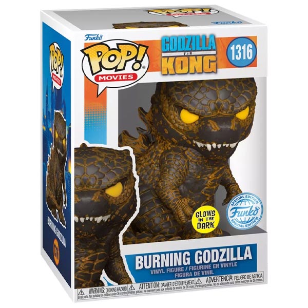 POP! Movies: Burning Godzilla (Godzilla vs. Kong) Special Edition (Glows in The Dark) POP! Movies: Burning Godzilla (Godzilla vs. Kong) Special Edition (Glows in The Dark)