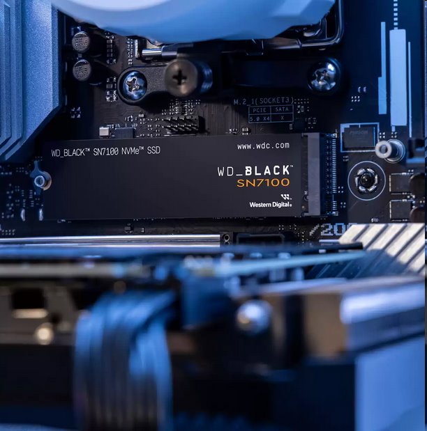 WD BLACK SN7100 SSD 500GB M.2 NVMe Gen4 6800/5800 MBps