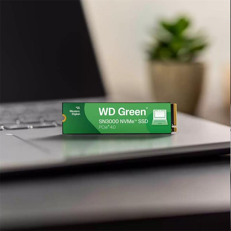 WD Green SN3000 SSD 2TB M.2 NVMe Gen4 5000/4200 MBps