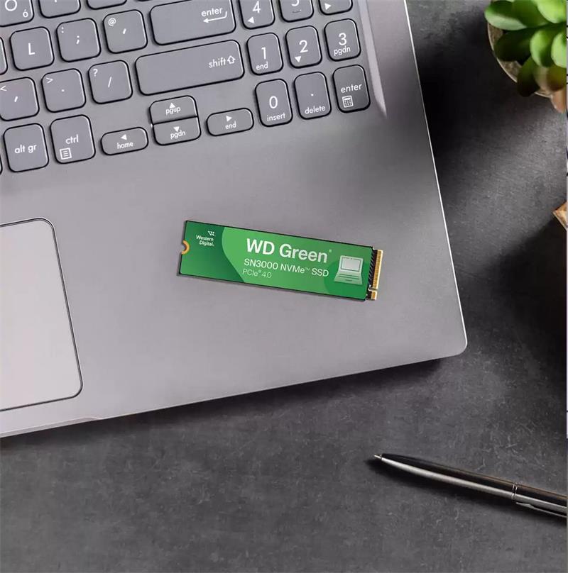 WD Green SN3000 SSD 2TB M.2 NVMe Gen4 5000/4200 MBps