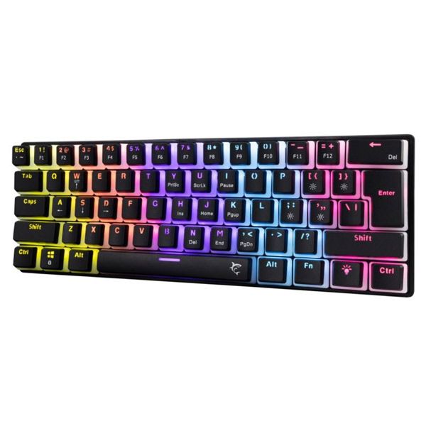 White Shark Gaming keyboard ASHIKO 2, red switch, US, black White Shark Gaming keyboard ASHIKO 2, red switch, US, black