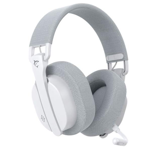 White Shark Wireless Gaming headphones FIRECREST, PC, PS4/PS5, MAC, white