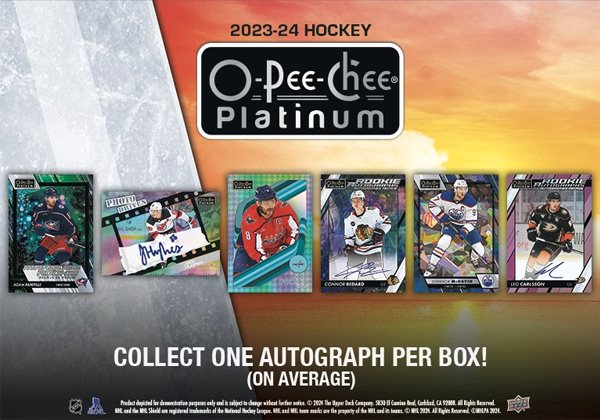 2023-24 Upper Deck O-Pee-Chee Platinum balíček kariet 2023-24 Upper Deck O-Pee-Chee Platinum balíček kariet
