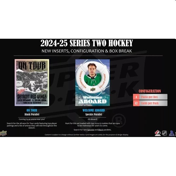 2024-25 Upper Deck Series 2 Hockey TIN Box 2024-25 Upper Deck Series 2 Hockey TIN Box