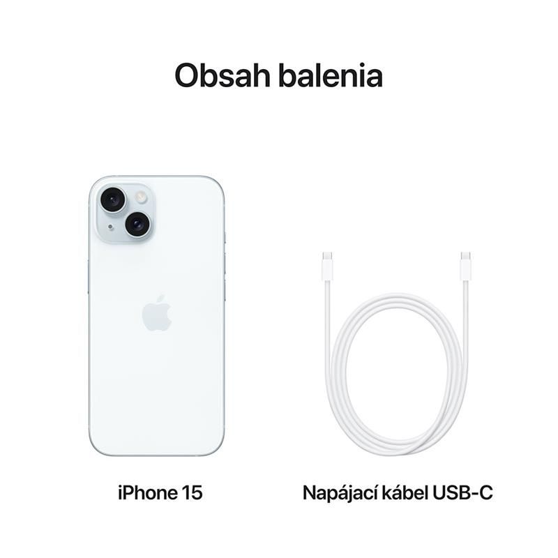 Apple iPhone 15 128 GB modrá *Trieda B*