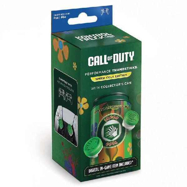 Kontrolfreek Call of of Duty Speed Cola Edition Performance Thumbsticks made for PS4, PS5 Kontrolfreek Call of of Duty Speed Cola Edition Performance Thumbsticks made for PS4, PS5
