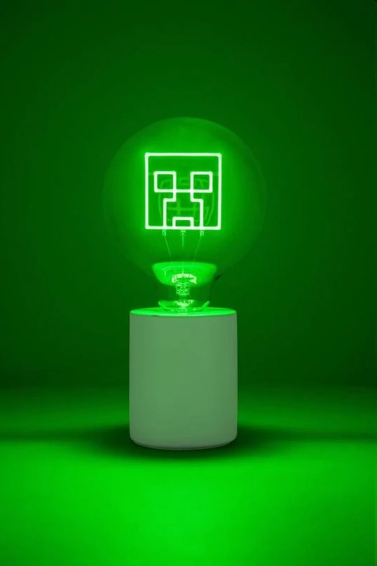 Lampa Creeper LED (Minecraft) Lampa Creeper LED (Minecraft)