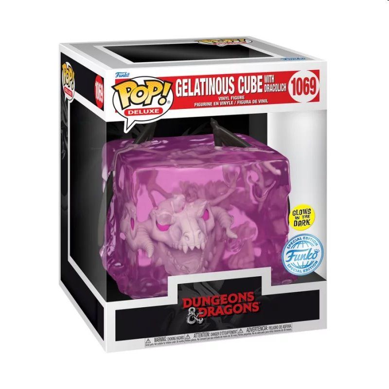 POP! Games: Gelatinous Cube with Dracolish (Dungeons & Dragons) Special Edition (Glows in The Dark)