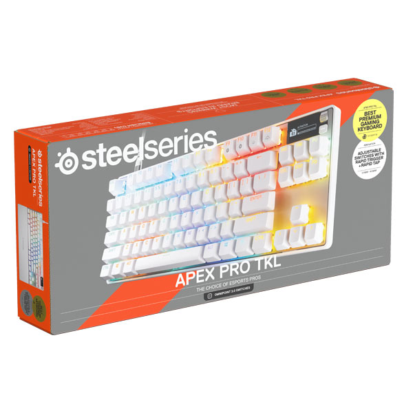 SteelSeries Apex Pro TKL Gen 3 US, White