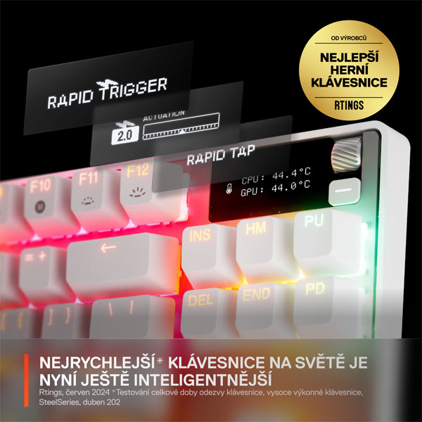 SteelSeries Apex Pro TKL Gen 3 US, White