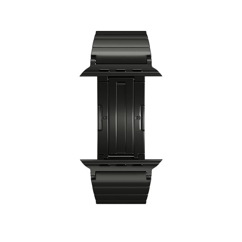 Epico UNUM Titanium Watch Band for Apple Watch SE/Series 1- 9 (42/44/45mm)/10 (46mm)/Ultra (49mm) - čierna