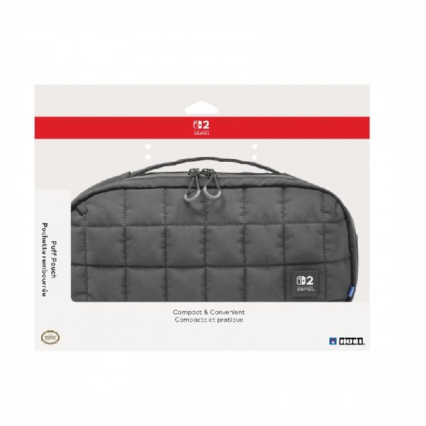 HORI Nintendo Switch 2 Puff Pouch, Black HORI Nintendo Switch 2 Puff Pouch, Black