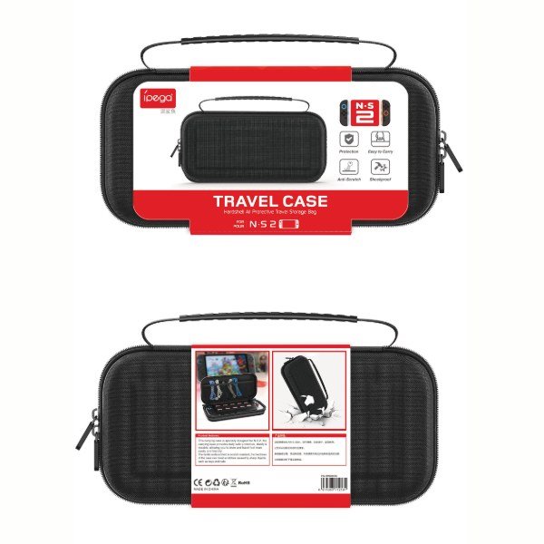 iPega SW2003C Cestovné Púzdro pre Nintendo Switch 2, black