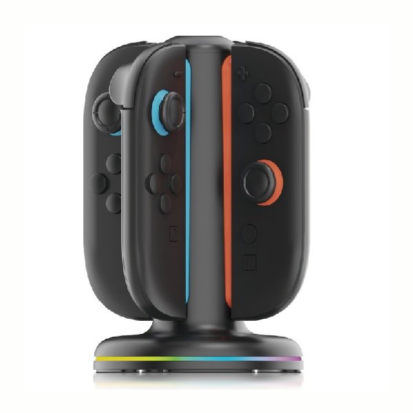 Nabíjacia stanca iPega SW2052 pre Nintendo Switch 2 Joy-con s RGB, čierna