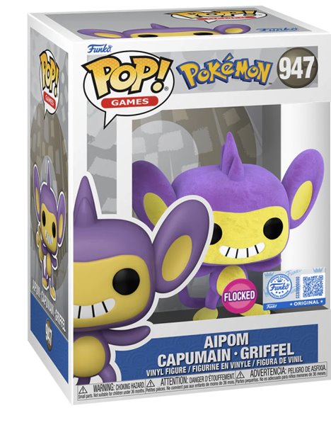 POP! Games: Aipom (Pokémon) Special Edition (Flocked)