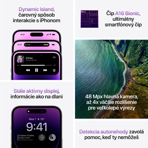 Apple iPhone 14 Pro 256 GB zlatý *renovovaný*