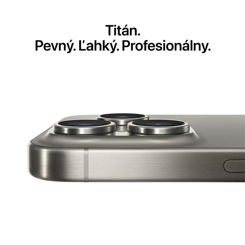 Apple iPhone 15 Pro Max 256 GB Titánová čierna *rozbalený*
