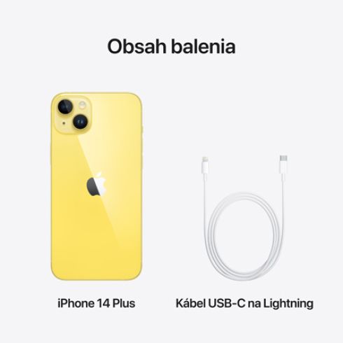 iPhone 14 Plus 512 GB žltá *Trieda A* iPhone 14 Plus 512 GB žltá *Trieda A*