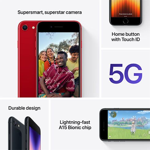 iPhone SE 64 GB polnočný (2022) *Vystavený*