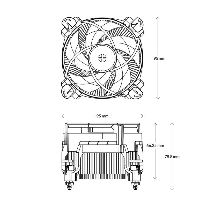 Arctic chladič CPU Alpine 17 - INTEL LGA 1700