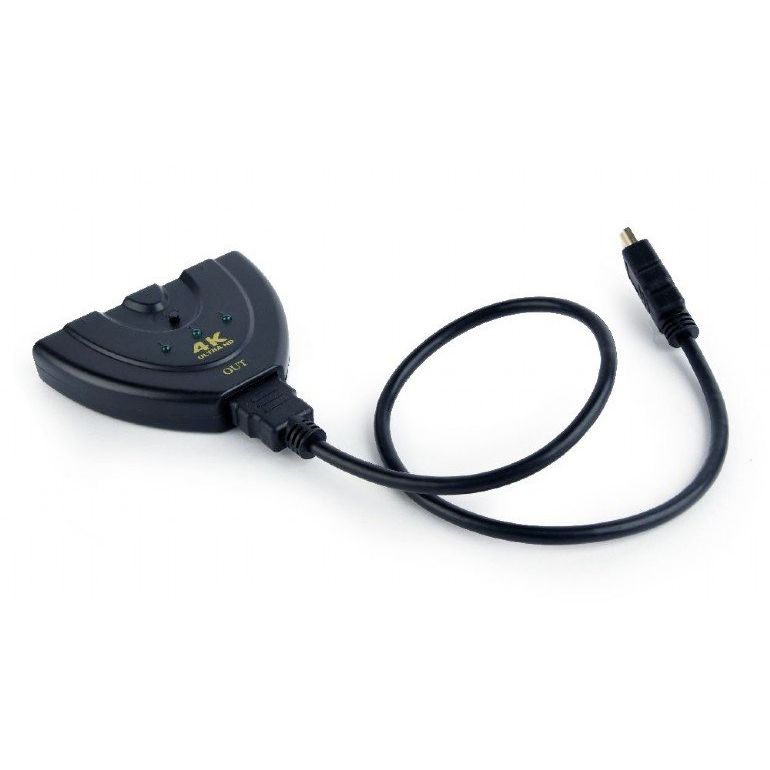 Cablexpert HDMI switch 3:1  -> 3x vstup  1x výstup