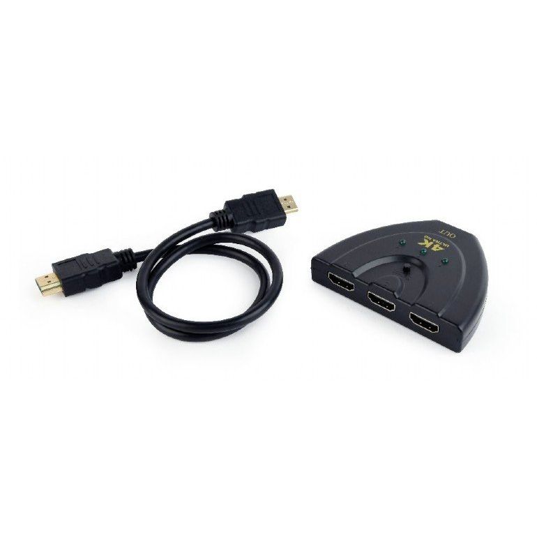 Cablexpert HDMI switch 3:1  -> 3x vstup  1x výstup