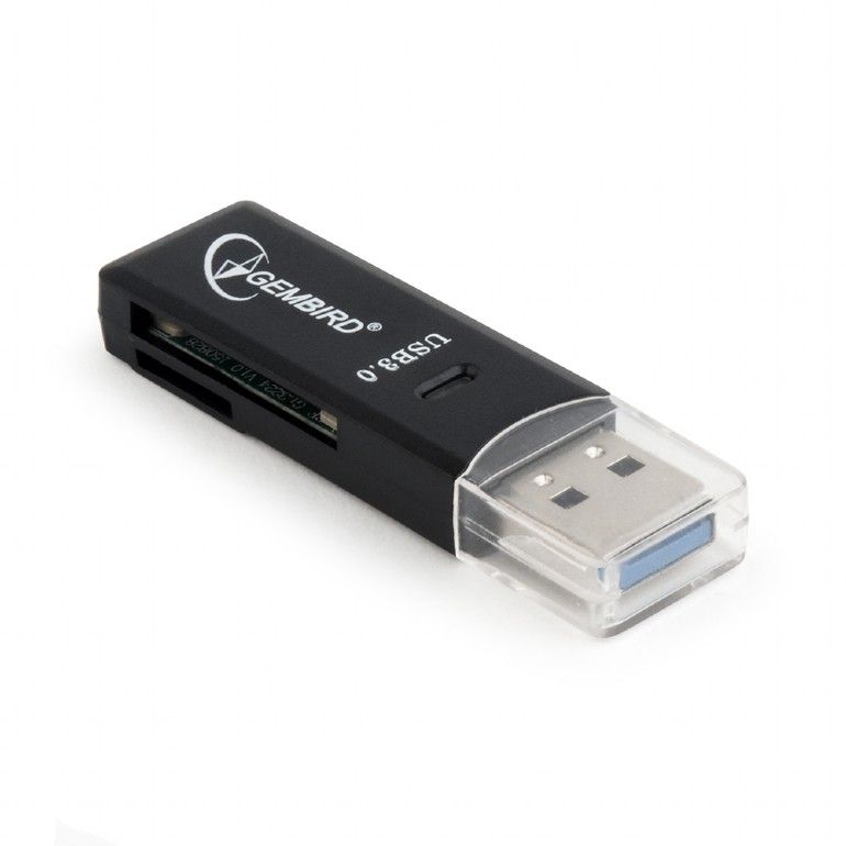 Čítačka kariet USB 3.0, mini design, UHB-CR3-01, GEMBIRD