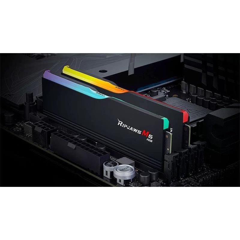 G.SKILL 32GB kit DDR5 6400 CL32 Ripjaws M5 RGB black