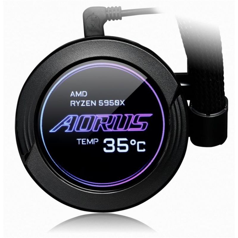 Gigabyte AORUS AIO liquid cooler CPU WATERFORCE X 280